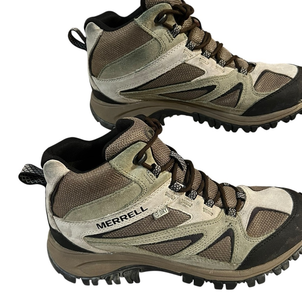 Merrell Athletic Shoes Brown and Black with High-Top Design - Picture 7 of 8